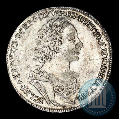 Фото 1 рубль 1724 года  "Портрет в античных доспехах"