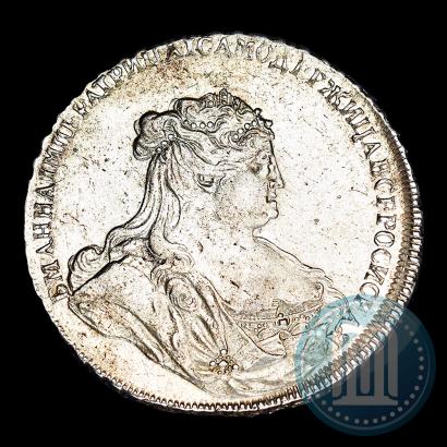 Фото 1 рубль 1738 года  "Петербургский тип"