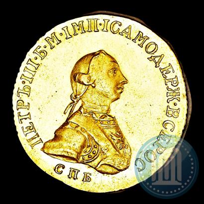 Picture 5 roubles 1762 year СПБ 