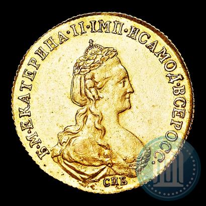 Фото 5 рублей 1781 года СПБ 