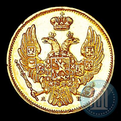 Picture 3 roubles - 20 złotych 1839 year СПБ-АЧ 