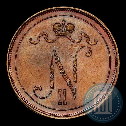 Picture 10 pennia 1895 year  