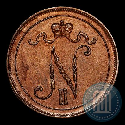 Picture 10 pennia 1900 year  