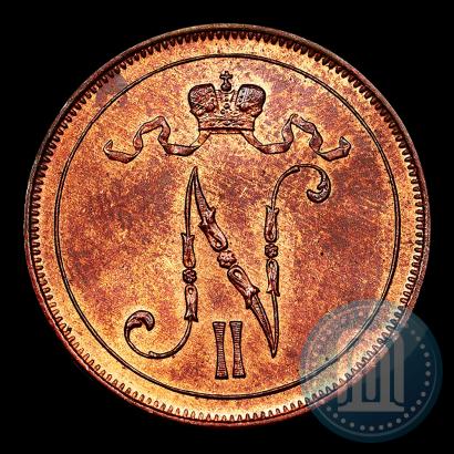 Picture 10 pennia 1908 year  