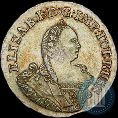 Picture 1/3 Thaler 1761 year  