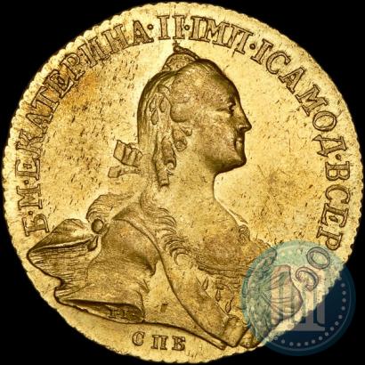 Picture 10 roubles 1766 year СПБ 