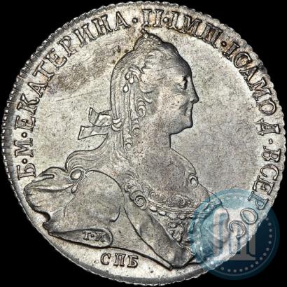 Фото 1 рубль 1774 года СПБ-ФЛ 