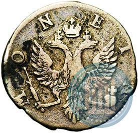 Picture 4 kopecks 1757 year  "For Livonia"