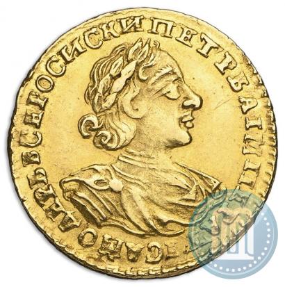 Picture 2 roubles 1722 year  