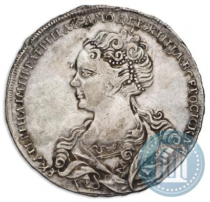 Picture 1 rouble 1726 year  "Moscow type, portrait turned to the left"
