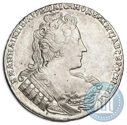 Picture 1 rouble 1733 year  