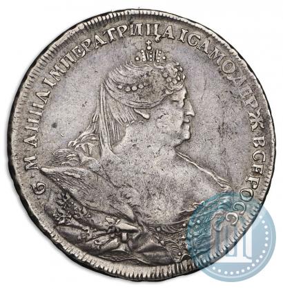 Picture 1 rouble 1737 year  "Portrait by Gedlinger"