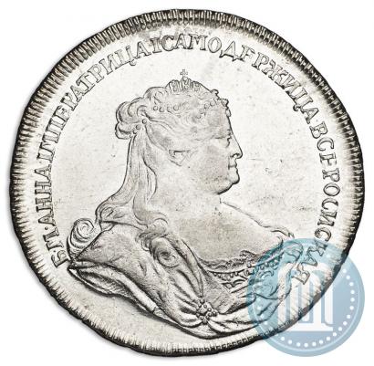 Picture 1 rouble 1738 year  "Petersburg type"