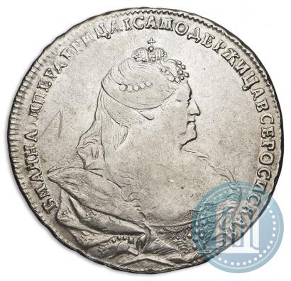 Picture 1 rouble 1740 year  "Moscow type"