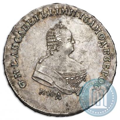 Фото Полтина 1747 года ММД 