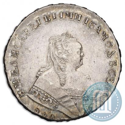 Picture 1 rouble 1749 year ММД 