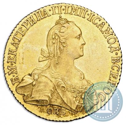 Фото 10 рублей 1774 года СПБ 