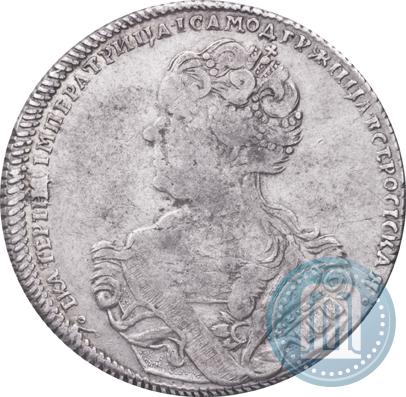Picture Poltina 1726 year СПБ "Petersburg type, portrait turned to the left"