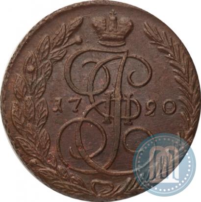 Фото 5 копеек 1790 года ЕМ 