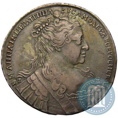 Фото 1 рубль 1734 года  "Тип 1734 года"