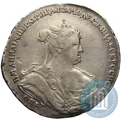 Picture Poltina 1738 year СПБ "Petersburg type"