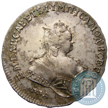 Picture 1 rouble 1742 year ММД 