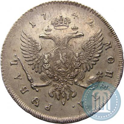 Picture 1 rouble 1742 year СПБ 