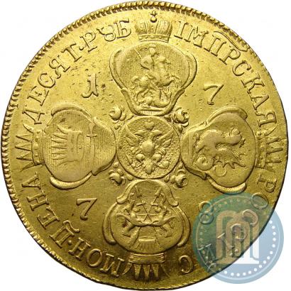 Фото 10 рублей 1778 года СПБ 