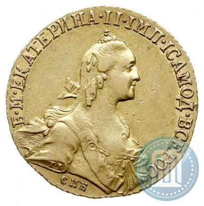 Picture 10 roubles 1766 year СПБ 