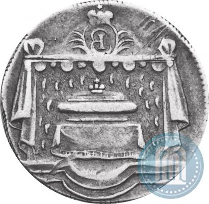 Picture Token Coin 1761 year  "On the death of Empress Elizabeth"