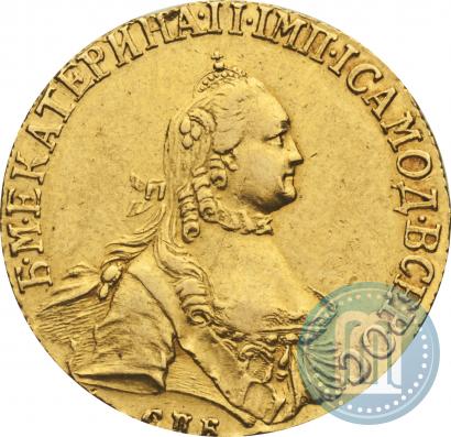 Picture 5 roubles 1764 year СПБ 