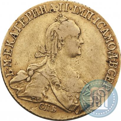 Фото 10 рублей 1774 года СПБ 