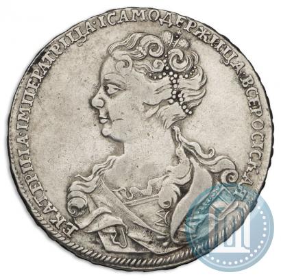 Picture 1 rouble 1726 year  "Moscow type, portrait turned to the left"