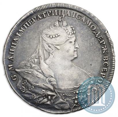 Picture 1 rouble 1737 year  "Portrait by Gedlinger"