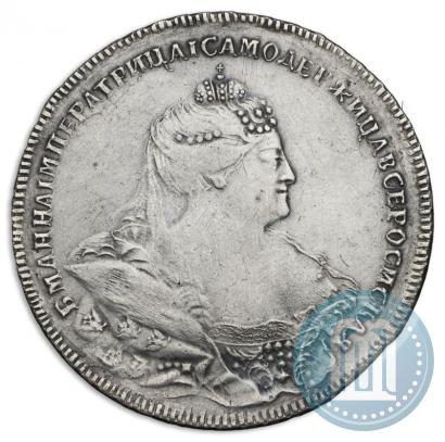Picture 1 rouble 1738 year  "Moscow type"