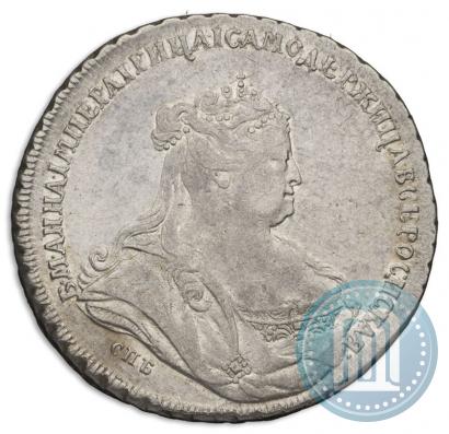 Picture 1 rouble 1738 year СПБ "Petersburg type"