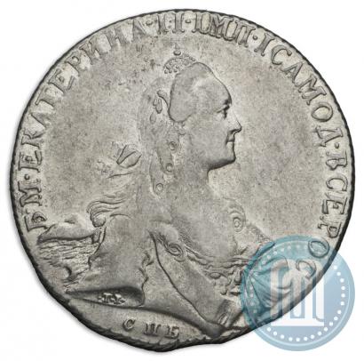 Picture 1 rouble 1766 year СПБ-АШ 
