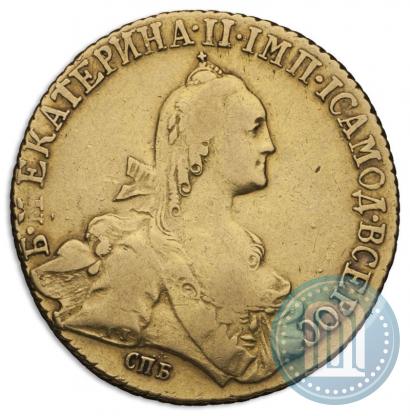 Фото 10 рублей 1769 года СПБ 