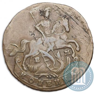 Picture 1 kopeck 1795 year ЕМ 