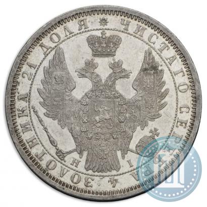 Picture 1 rouble 1855 year СПБ-HI 
