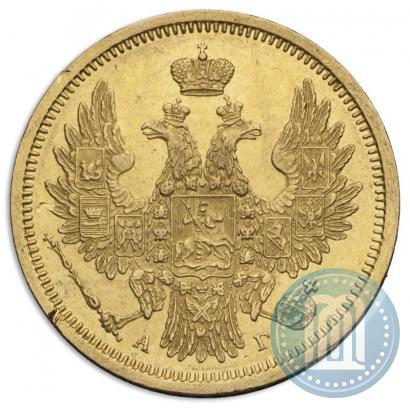 Picture 5 roubles 1856 year СПБ-АГ 
