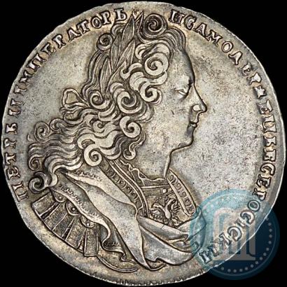 Picture 1 rouble 1727 year  "Moscow type"