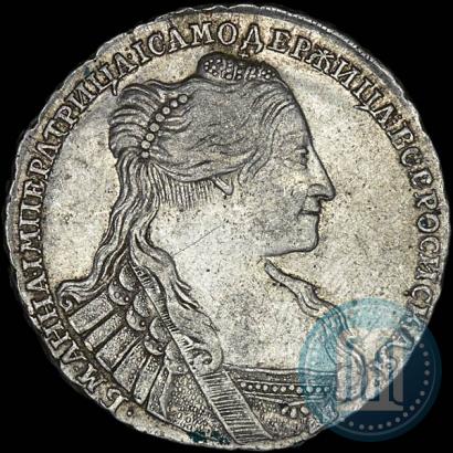 Фото Полтина 1735 года  