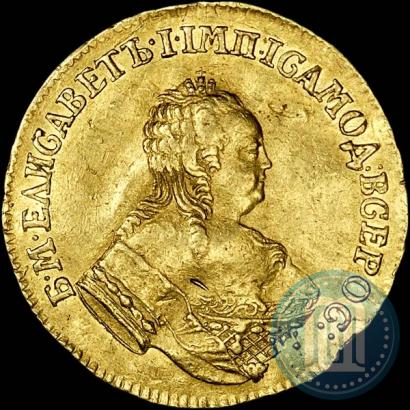 Фото 1 червонец 1752 года  "Св. Андрей на реверсе"