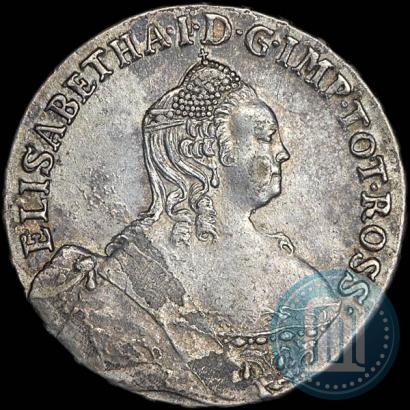 Picture 24 kopecks 1757 year  "For Livonia"