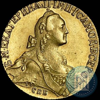 Picture 10 roubles 1767 year СПБ 