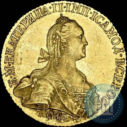 Picture 10 roubles 1774 year СПБ 