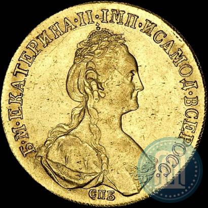 Picture 10 roubles 1780 year СПБ 