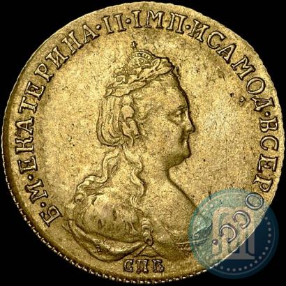 Picture 5 roubles 1783 year СПБ 