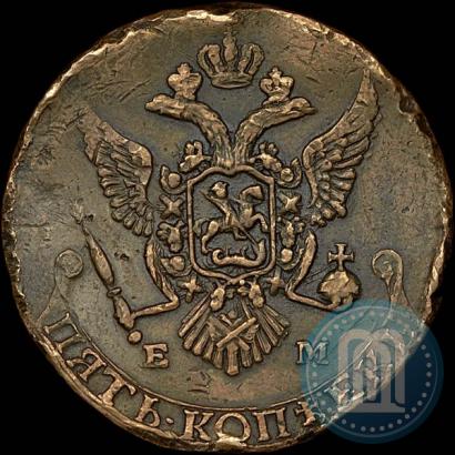 Picture 5 kopecks 1787 year ЕМ 